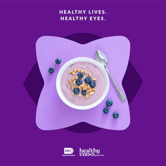 Square social media ad preview showing a bowl of yogurt and fruit