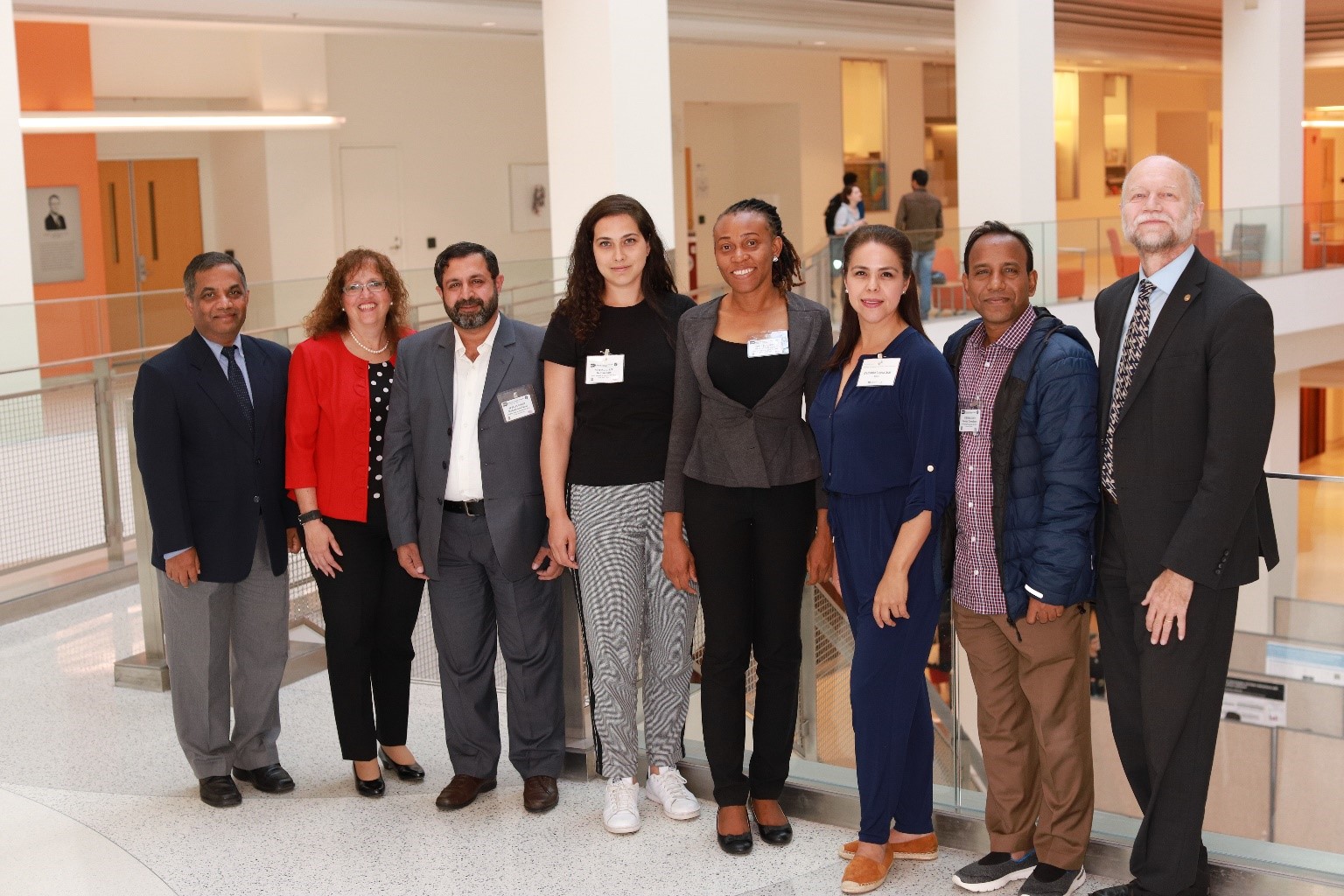 NEI acting director with group of International Genetics Fellows September 2019