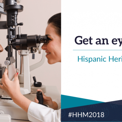 Get an eye exam. Hispanic Heritage Month #HHM2018. National Eye Institute