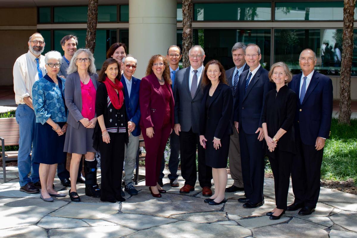 NAEC Council Members posed outside building