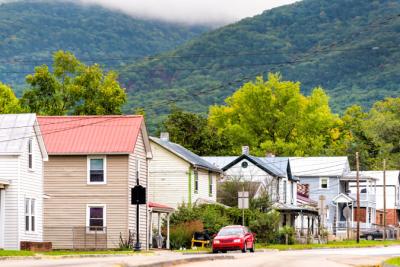 Photo of a rural town