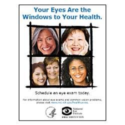 Your Eyes Are The Windows To Your Health Poster, Version 1