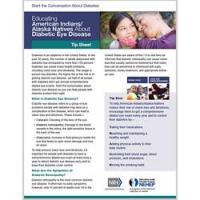 Educating American Indians/Alaska Natives About Diabetic Eye Disease: Tip Sheet