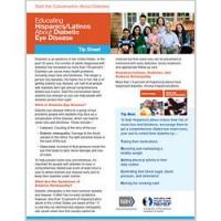  Educating Hispanics/Latinos About Diabetic Eye Disease: Tip Sheet