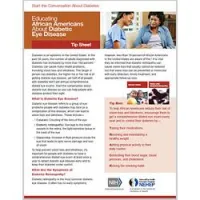 Educating African Americans About Diabetic Eye Disease: Tip Sheet