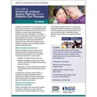 Educating American Indians/Alaska Natives About Diabetic Eye Disease: Tip Sheet